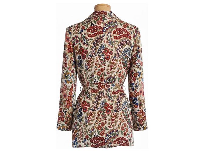Etro Samtjacke mit Blumenmuster Beige - Ansicht 2