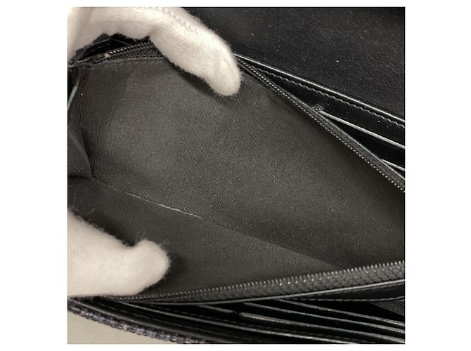 Chanel Deauville Canvas Langbörse Schwarz - Ansicht 5