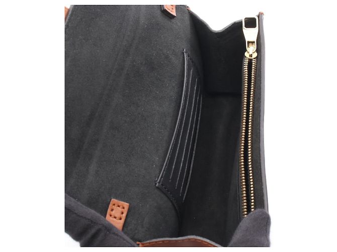 Borsa a Spalla Portefeuille Dauphine Louis Vuitton Marrone Beige - vista 3