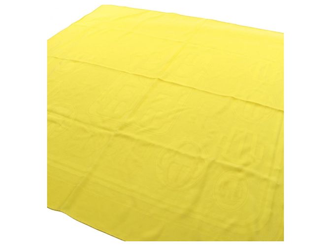 Bufanda Hermès Carré 115 Hebilla Moderna Amarillo - vista 2