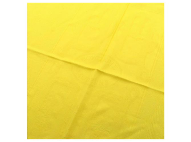 Bufanda Hermès Carré 115 Hebilla Moderna Amarillo - vista 6