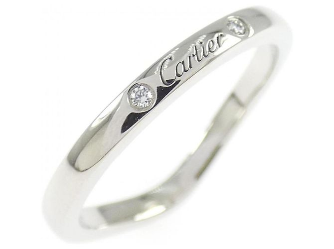 Cartier Ballerina 3-teiliger Platinring - Ansicht 2