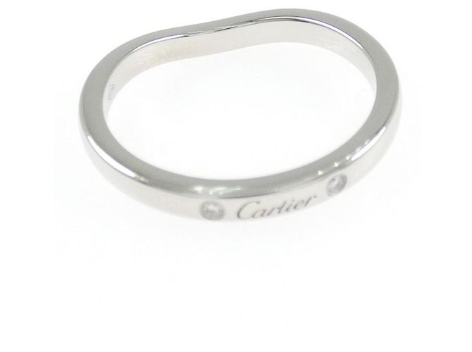Cartier Ballerina 3-teiliger Platinring - Ansicht 4