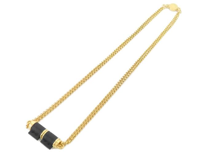 Colar Charnière PM 010770CC Hermès Preto - vista 2