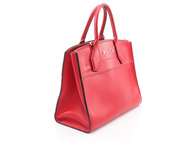 Borsa City Steamer MM Louis Vuitton Rosso - vista 2
