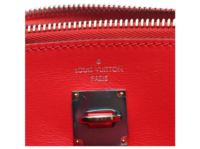 Borsa City Steamer MM Louis Vuitton Rosso - vista 4