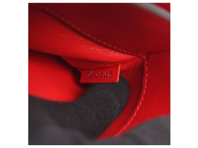 Borsa City Steamer MM Louis Vuitton Rosso - vista 5