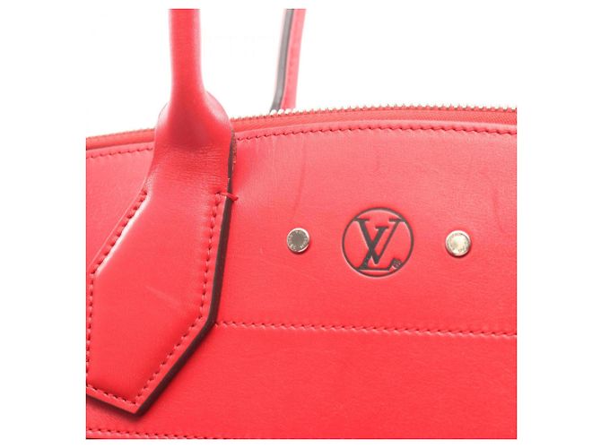 Borsa City Steamer MM Louis Vuitton Rosso - vista 7