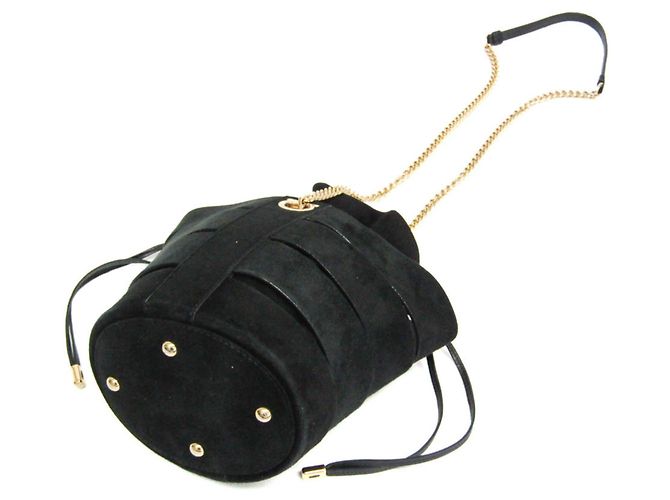 Borsa a spalla in pelle nera Gancini di Salvatore Ferragamo Nero - vista 3