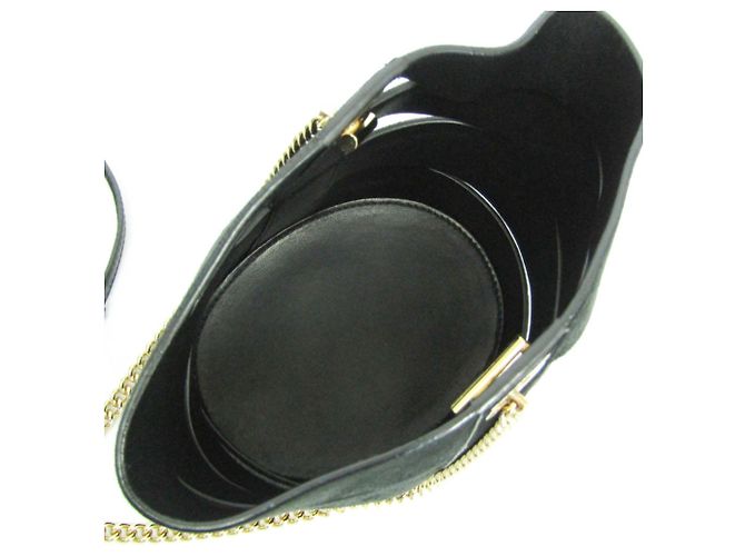 Borsa a spalla in pelle nera Gancini di Salvatore Ferragamo Nero - vista 4