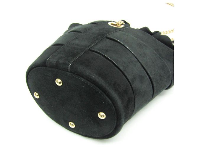 Borsa a spalla in pelle nera Gancini di Salvatore Ferragamo Nero - vista 7