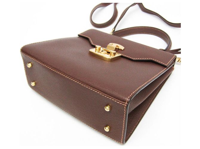 Borsa in pelle Gucci Lady Rock per donne Marrone - vista 5