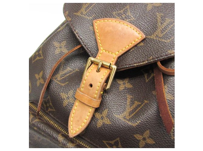 Louis Vuitton Monogram Montsouris MM M51136 Damen Rucksack Braun - Ansicht 11