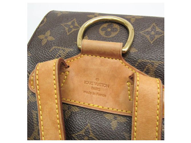 Louis Vuitton Monogram Montsouris MM M51136 Damen Rucksack Braun - Ansicht 14