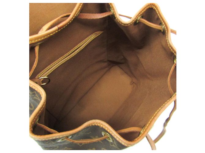 Louis Vuitton Monogram Montsouris MM M51136 Damen Rucksack Braun - Ansicht 3