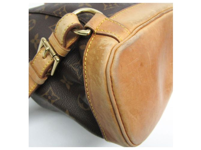 Louis Vuitton Monogram Montsouris MM M51136 Damen Rucksack Braun - Ansicht 5