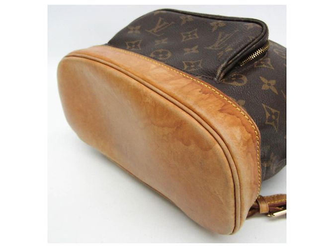 Louis Vuitton Monogram Montsouris MM M51136 Damen Rucksack Braun - Ansicht 6