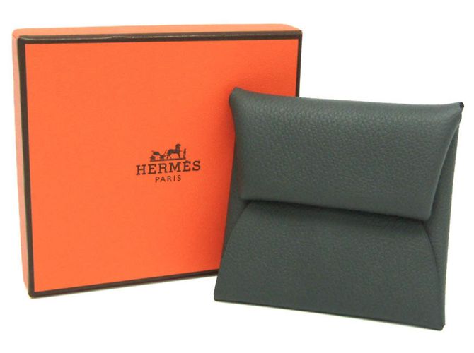 Monedero Bastia de Hermès en gris Castaño - vista 2