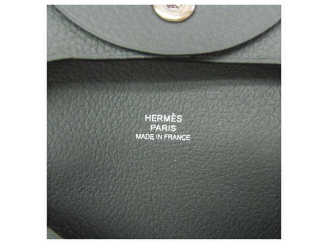 Monedero Bastia de Hermès en gris Castaño - vista 9