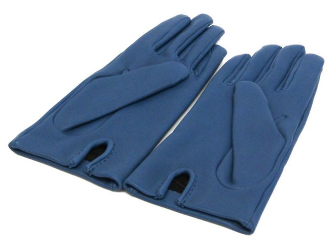 Guanti caldi da donna Hermès in Agata Blu - vista 3