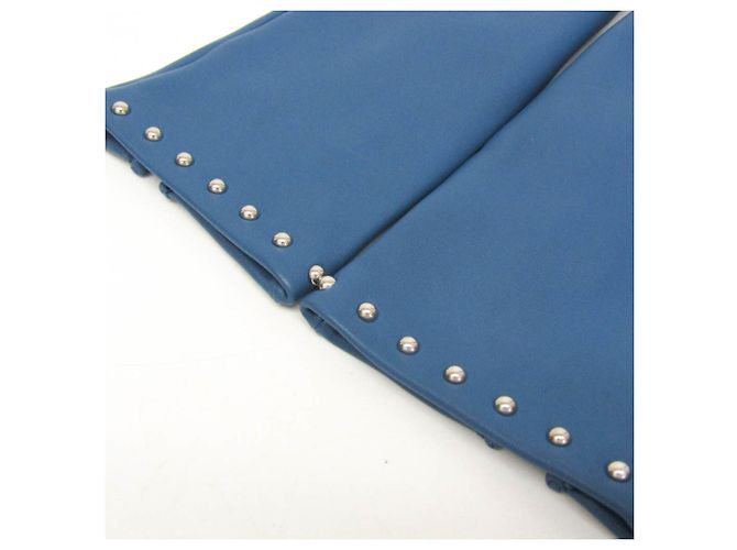 Guanti caldi da donna Hermès in Agata Blu - vista 5