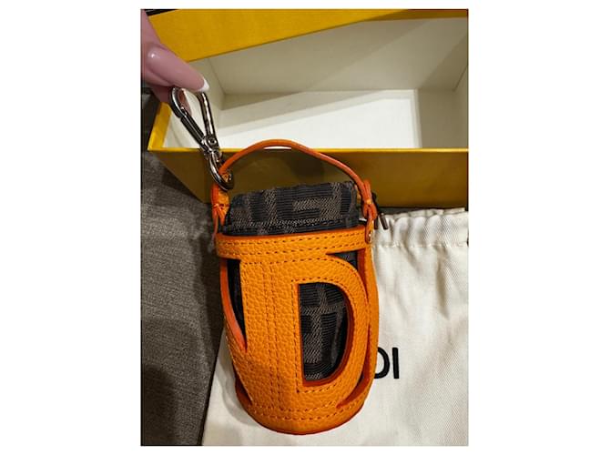 Charm Secchiello Zucca Fendi Marrone Arancione - vista 2