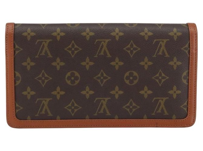 Pochette Monogram Canvas PM Louis Vuitton Donna Marrone - vista 2