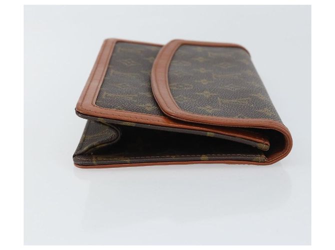 Pochette Monogram Canvas PM Louis Vuitton Donna Marrone - vista 3