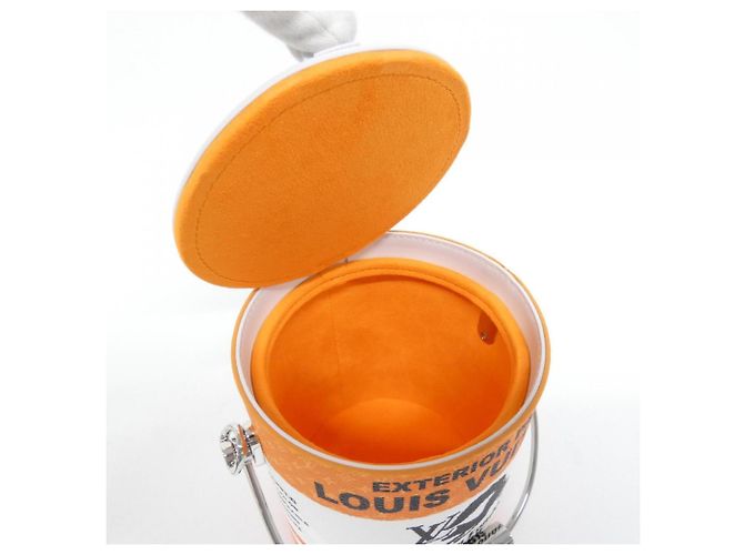 Borsa Louis Vuitton LV Paint Can Arancione - vista 6