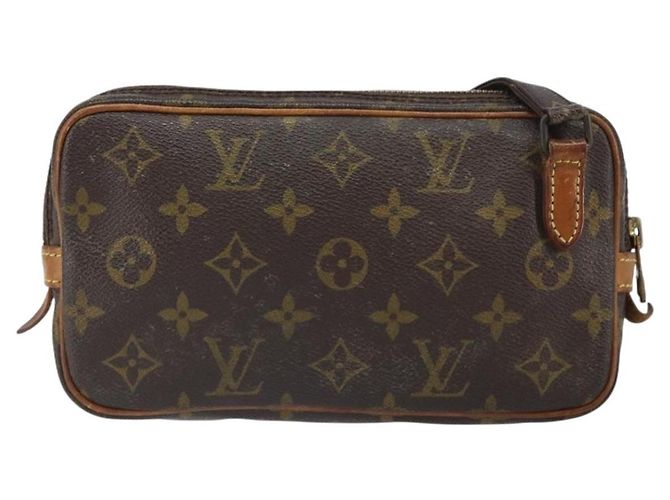 Pochette Marly Bandouliere Louis Vuitton Monogram Canvas medium Marrone - vista 2