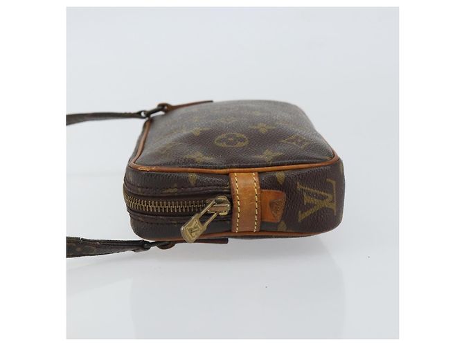 Pochette Marly Bandouliere Louis Vuitton Monogram Canvas medium Marrone - vista 4