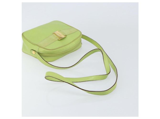 Borsa a Spalla Vala in Pelle Salvatore Ferragamo Verde - vista 7
