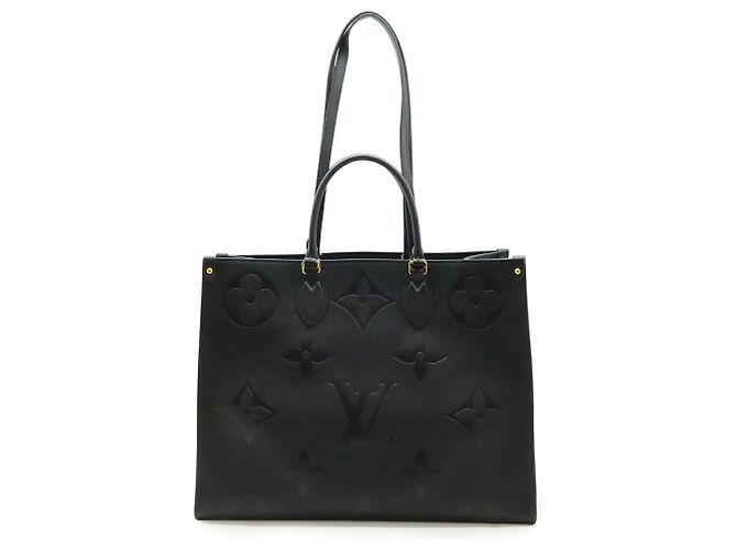 Borsa tote On the Go GM in Monogram Empreinte Louis Vuitton Nero - vista 2
