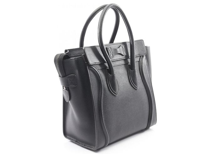 Céline Borsa tote micro shopper Luggage Celine Nero - vista 2