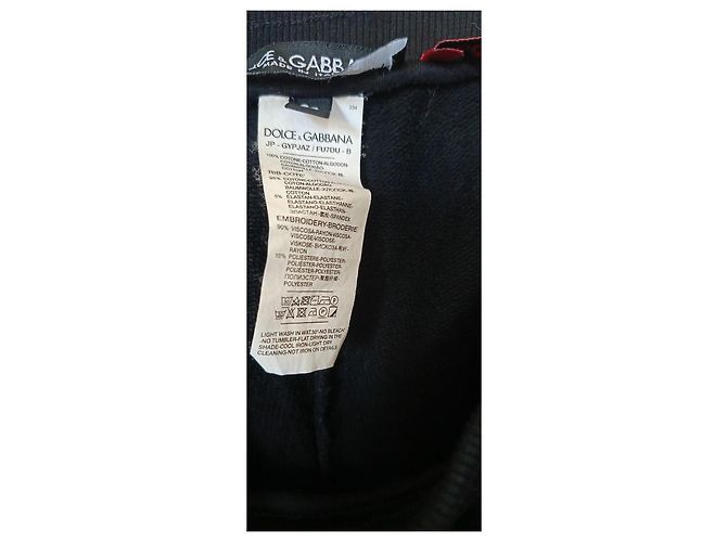 Pantaloni da jogging Dolce & Gabbana Star Jersey Neri Nero - vista 11