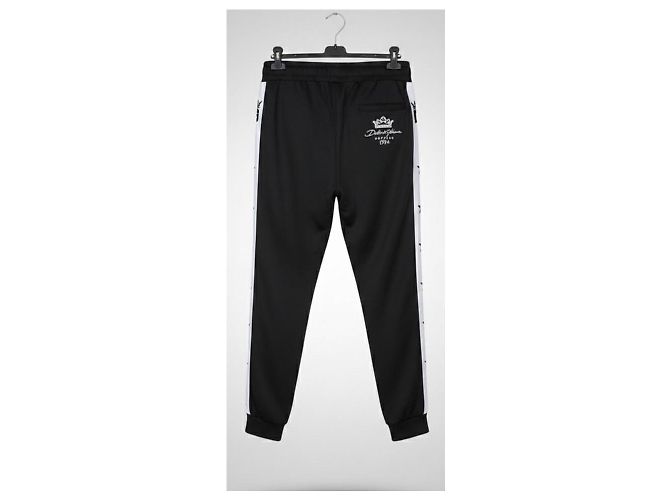 Pantaloni da jogging Dolce & Gabbana Star Jersey Neri Nero - vista 12