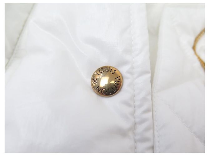 NUEVO ABRIGO PUFFER CON CAPUCHA LOUIS VUITTON 38 M 1AC4JE Blanco - vista 17