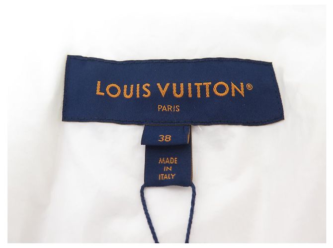NUEVO ABRIGO PUFFER CON CAPUCHA LOUIS VUITTON 38 M 1AC4JE Blanco - vista 6