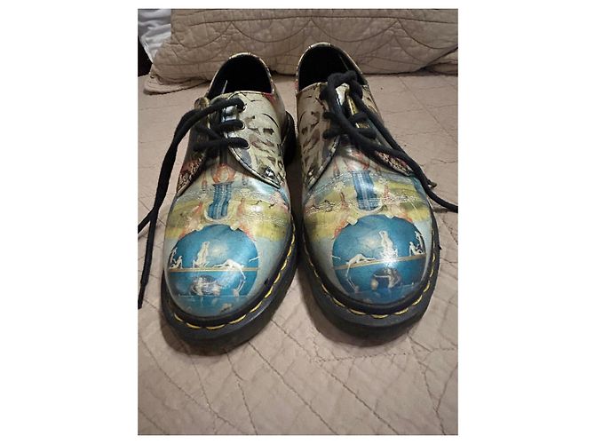 Dr. Martens 1461 "Der Garten der irdischen Freuden" Lederschuhe Mehrfarben - Ansicht 10