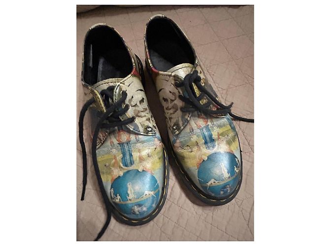 Dr. Martens 1461 "Der Garten der irdischen Freuden" Lederschuhe Mehrfarben - Ansicht 9