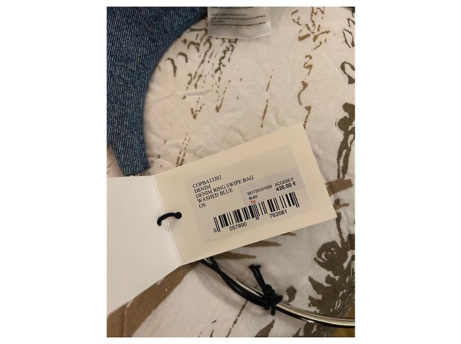 Coperni Schultertasche aus blauer Jeans - Ansicht 5