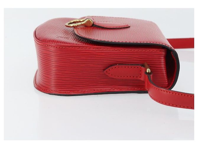 Borsa a mano Saint Cloud in pelle Epi PM Louis Vuitton Rosso - vista 3