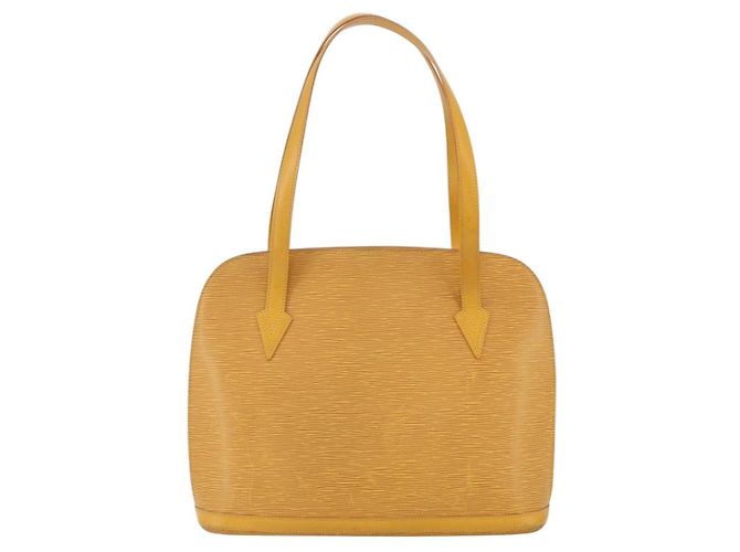 Bolsa Lussac em couro Epi Louis Vuitton Amarelo - vista 2