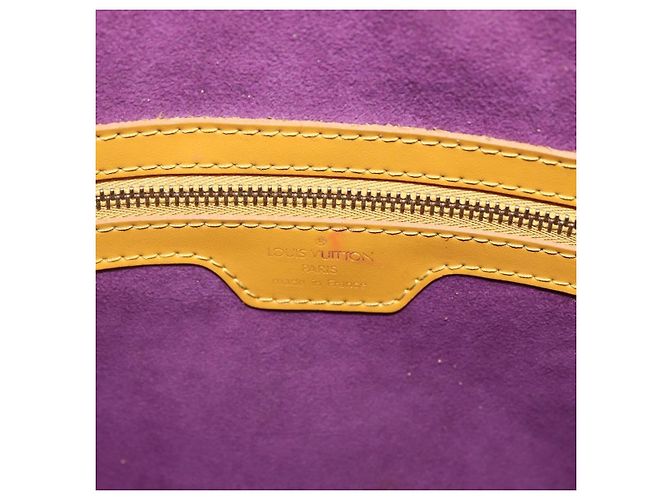 Bolsa Lussac em couro Epi Louis Vuitton Amarelo - vista 6