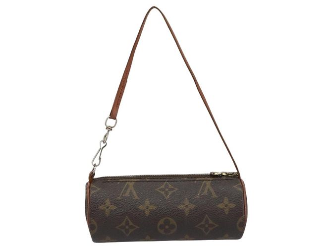 Pochette Papillon Mini in Tela Monogram Louis Vuitton Marrone - vista 2