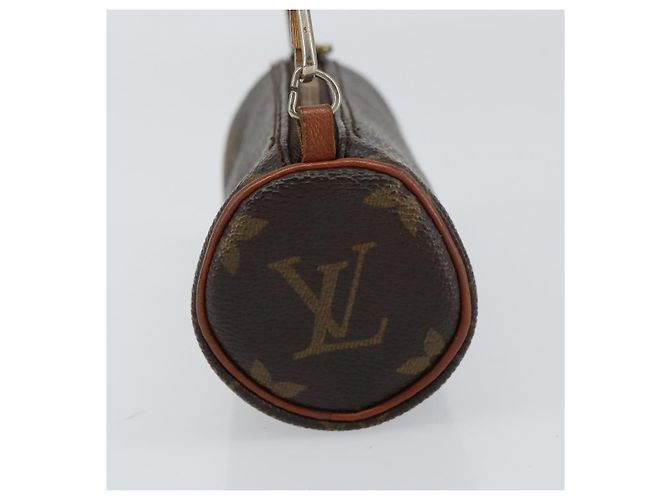 Pochette Papillon Mini in Tela Monogram Louis Vuitton Marrone - vista 3