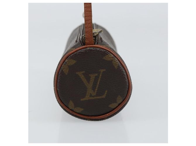 Pochette Papillon Mini in Tela Monogram Louis Vuitton Marrone - vista 4