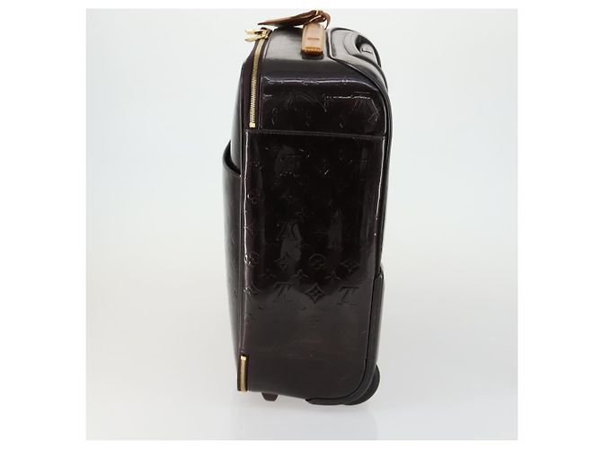 Valigia Pegase Louis Vuitton Monogram Vernis 45 Marrone - vista 3