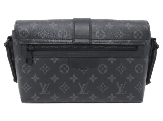 Borsa a Spalla S-Cape Monogram Eclipse di Louis Vuitton Nero Monogramma - vista 2