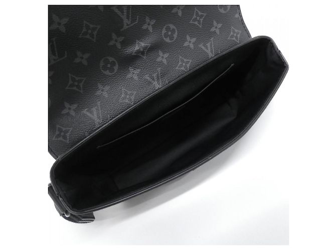 Borsa a Spalla S-Cape Monogram Eclipse di Louis Vuitton Nero Monogramma - vista 6